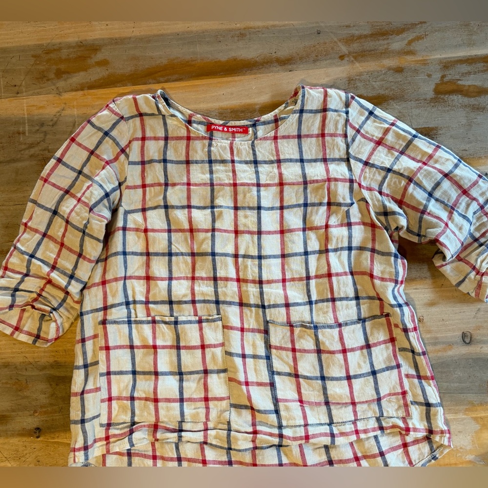Pyne & Smith XL Blouse No. 12 - Biarritz Check